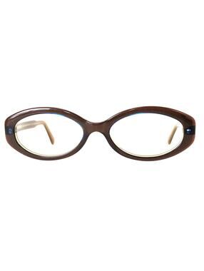 Winchester Italy Women Eyeglasses Sunglasses Brown Blue Oval